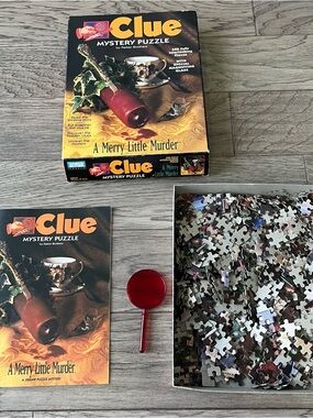 Vintage Clue Mystery Puzzle - A Merry Little Murder